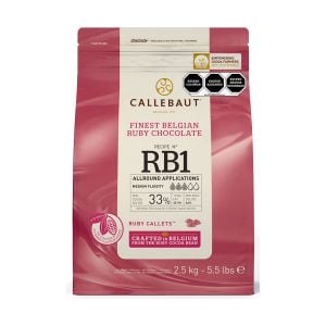 Cobertura de xocolata Ruby 32% 400 gr Callebaut