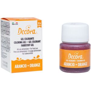 Colorant en gel taronja 28 g Decora