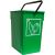 Cubell escombraries 15l reciclatge vidre 20 x 28 x 34 cm Fervik