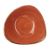 Bol triangular 23,5 cm naranja Stonecast Churchill
