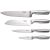 Set de 4 cuchillos de acero inoxidable Bergner
