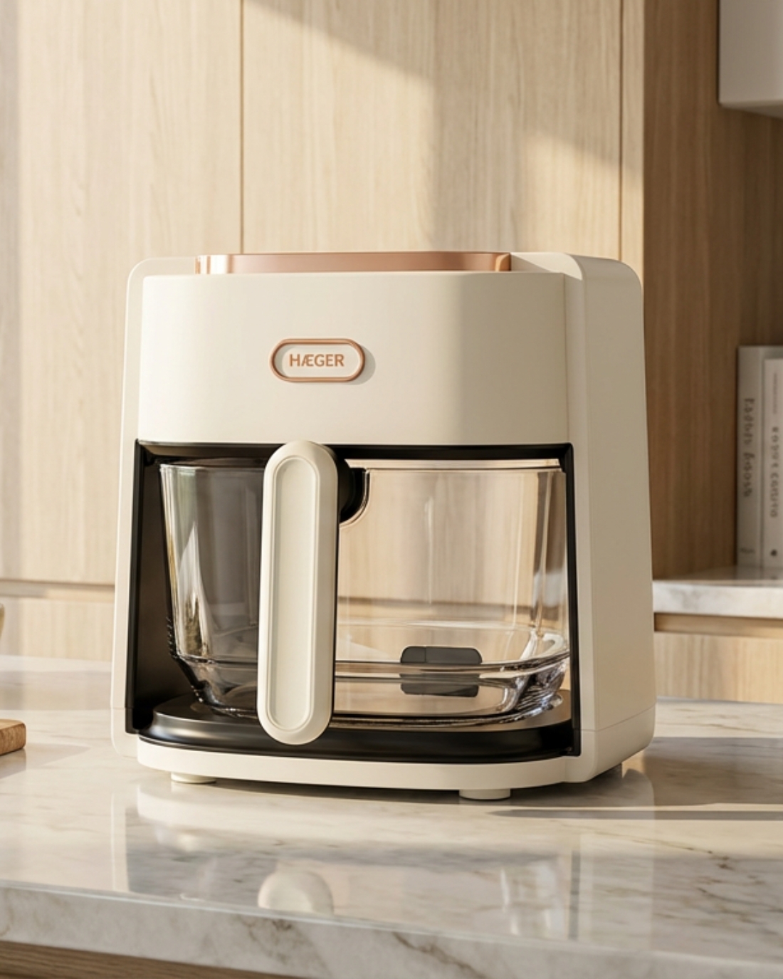 Freidora de aire 4,5L Air Glass Haeger