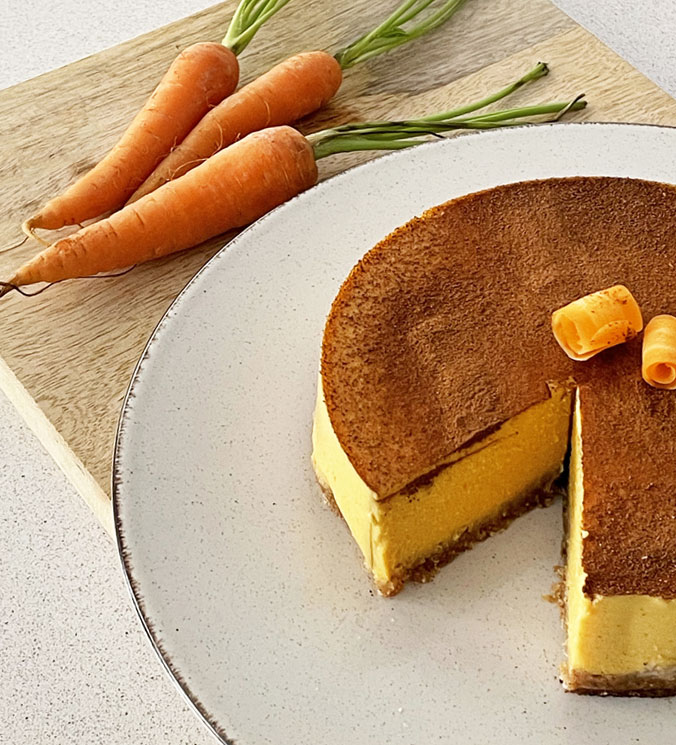 Cheesecake de zanahoria